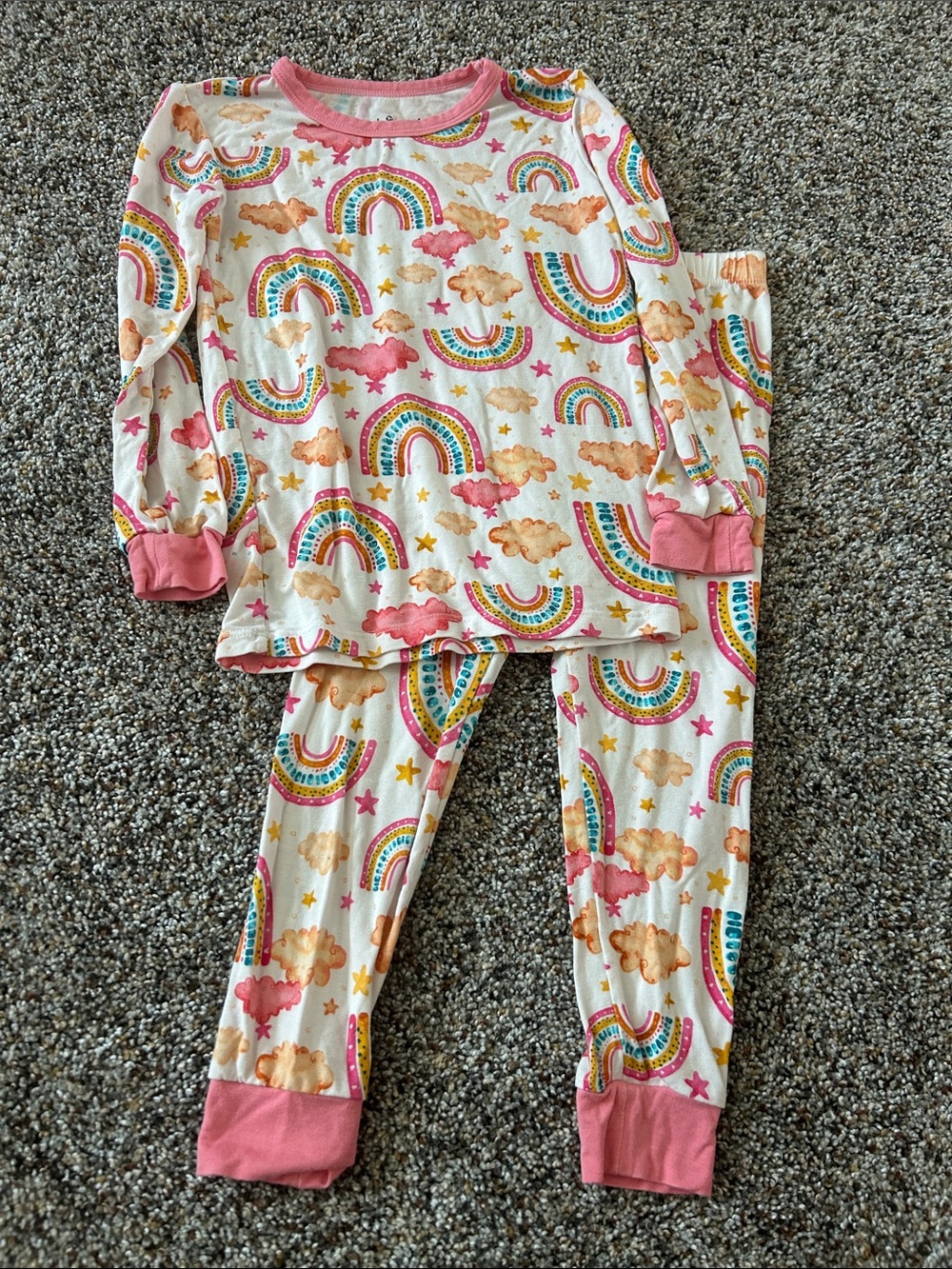 rainbow bamboo pajamas!